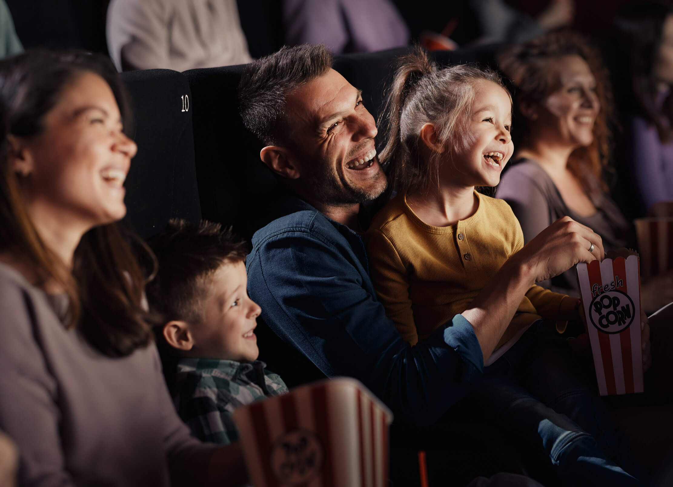 Family at the movies