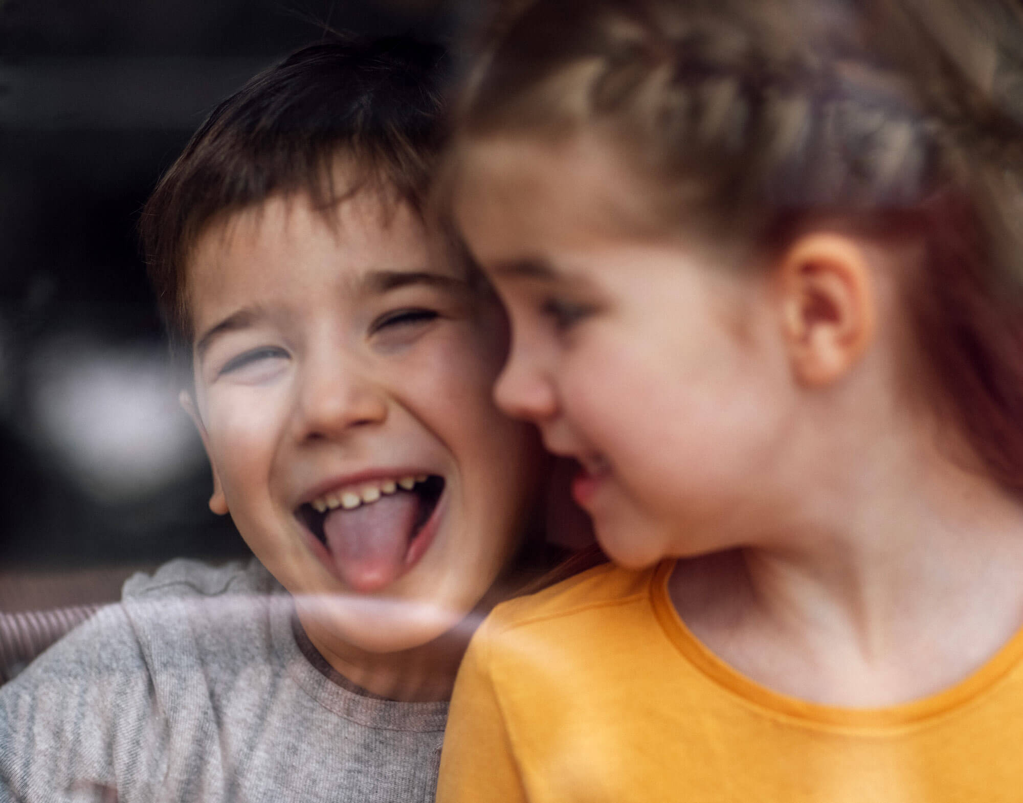 Just some kids, goofing around